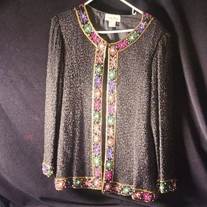 VINTAGE SILK BEADED LAURENCE KAZAR